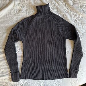 VINTAGE Y2K 100% cotton Calvin Klein Cable Knit Sweater Gray Large